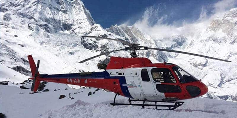 Annapurna Base Camp Heli Tour Aarohi Holiday