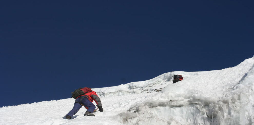 On the way to island peak min Aarohi Holiday